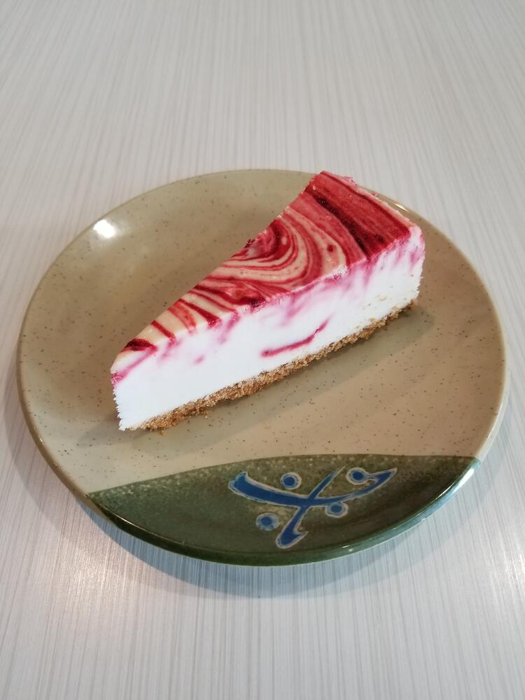 Strawberry Swirl Cheesecake