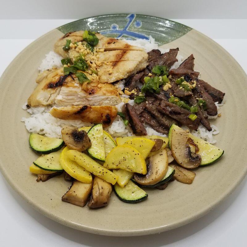 Rice Platter 2 Meats