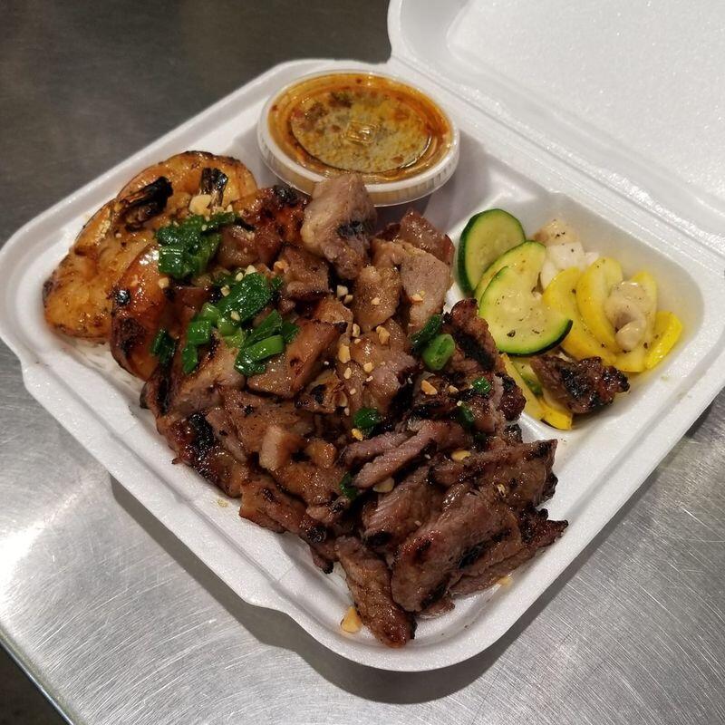 Rice Platter 3 Meats