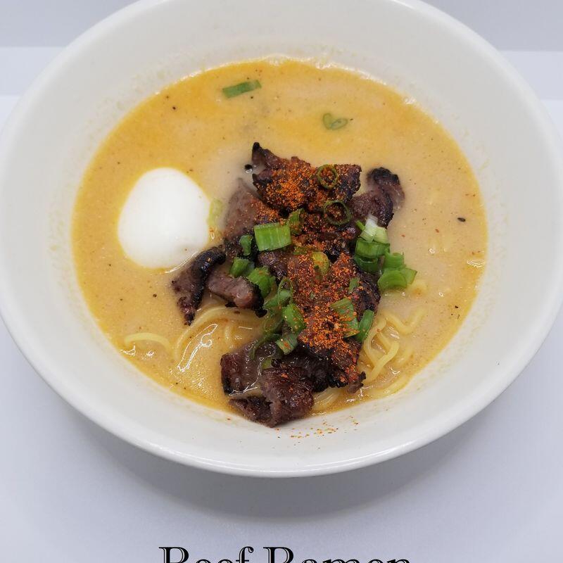 Beef Ramen Noodles Soup