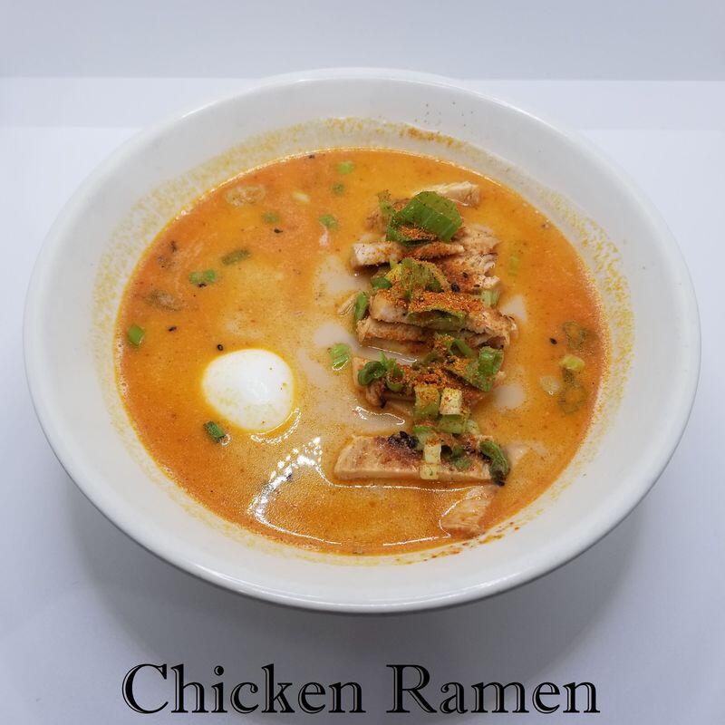 Chicken Ramen Noodles Soup