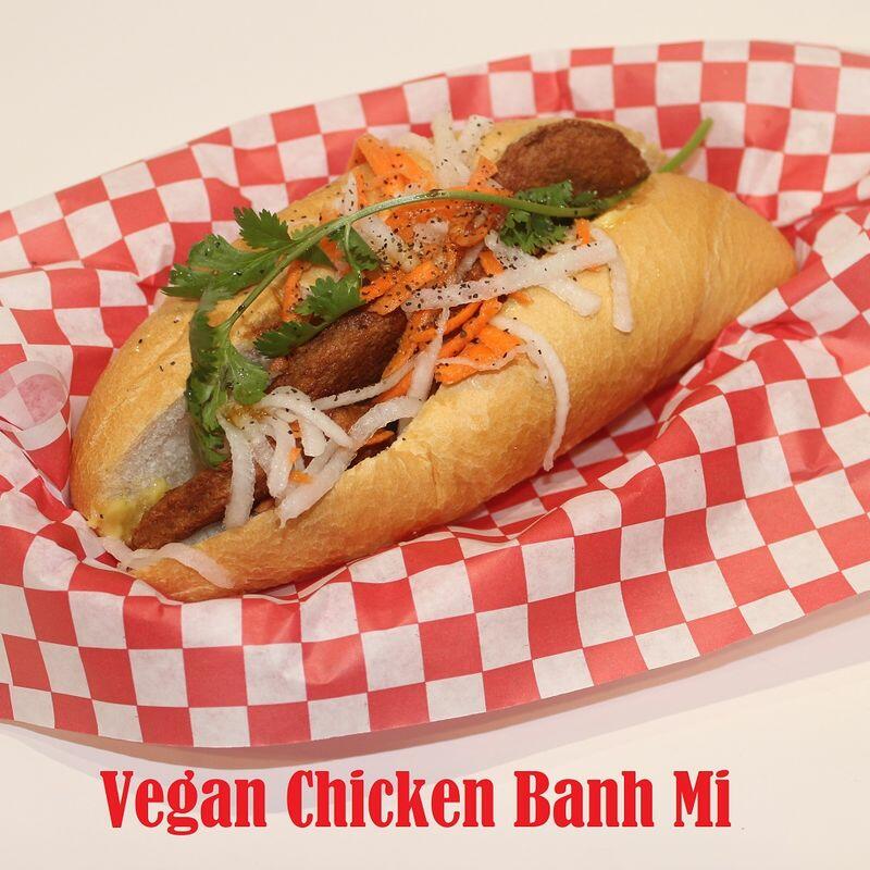 Vegan Crispy Chicken Banh Mi