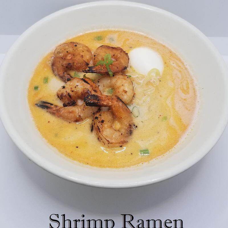 Shrimp Ramen Noodles Soup