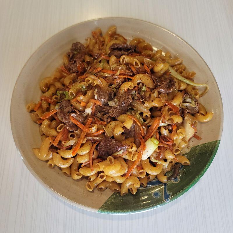 Macaroni and Beef Stir Fry (Nui Xao Bo)