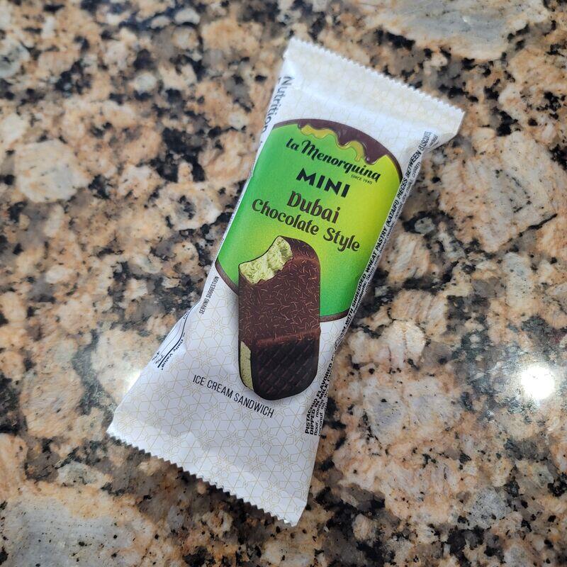Dubai Chocolate Ice Cream Sandwich